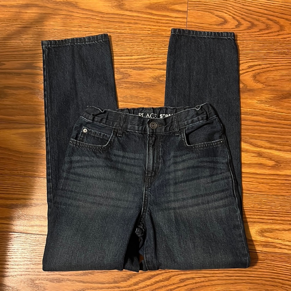 Boys Straight leg jeans with adjustable strap